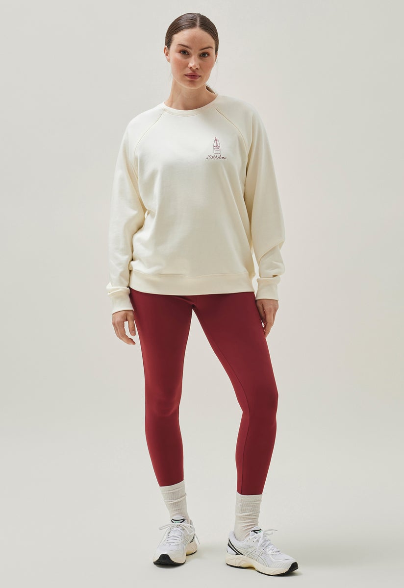 Sweatshirt för amning Milk bar - Off white