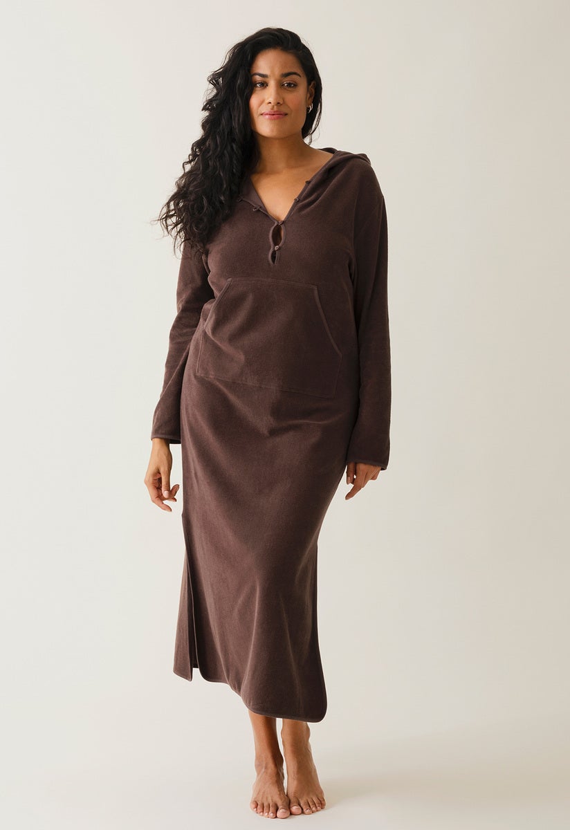 Frottékaftan - Brun