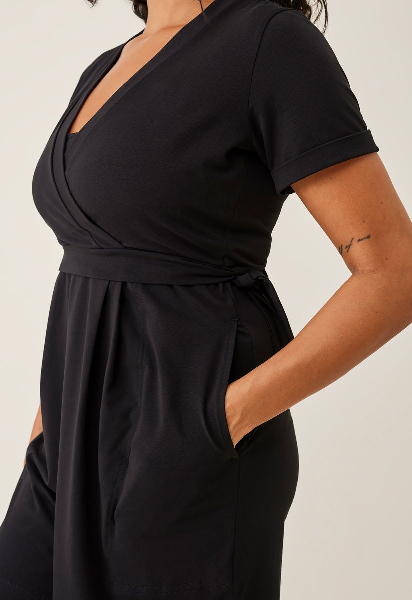 Playsuit gravid - Svart