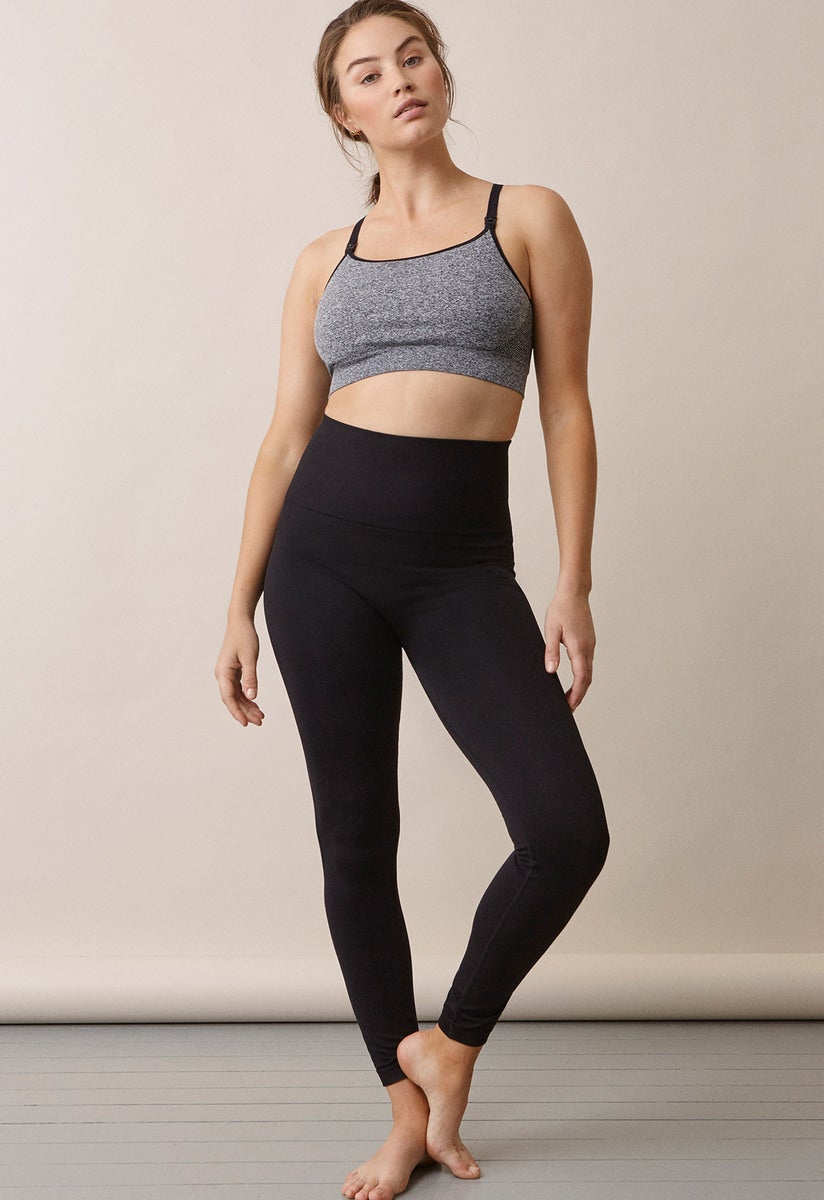 Seamless sport amningsbh - Dark Grey Melange