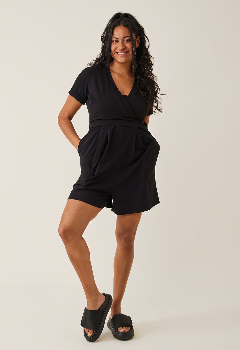 Playsuit gravid - Svart