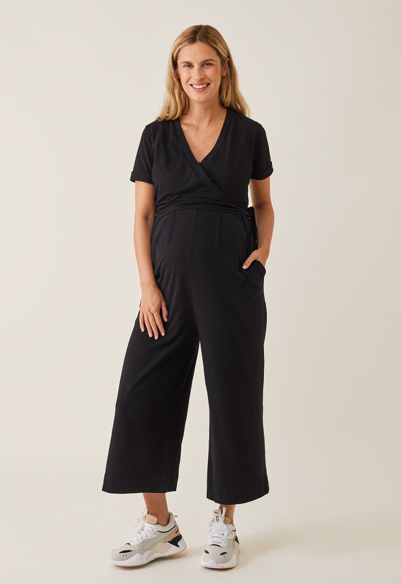 Jumpsuit gravid med amningsfunktion - Svart