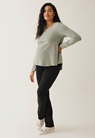 Straight leg maternity pants - Black - XS - small (2) 