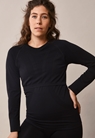 Maternity sports top with nursing access - Black - L/XL - small (3) 