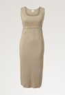 Ribbad ärmlös gravidklänning med amningsfunktion - Trench coat - XL - small (5) 
