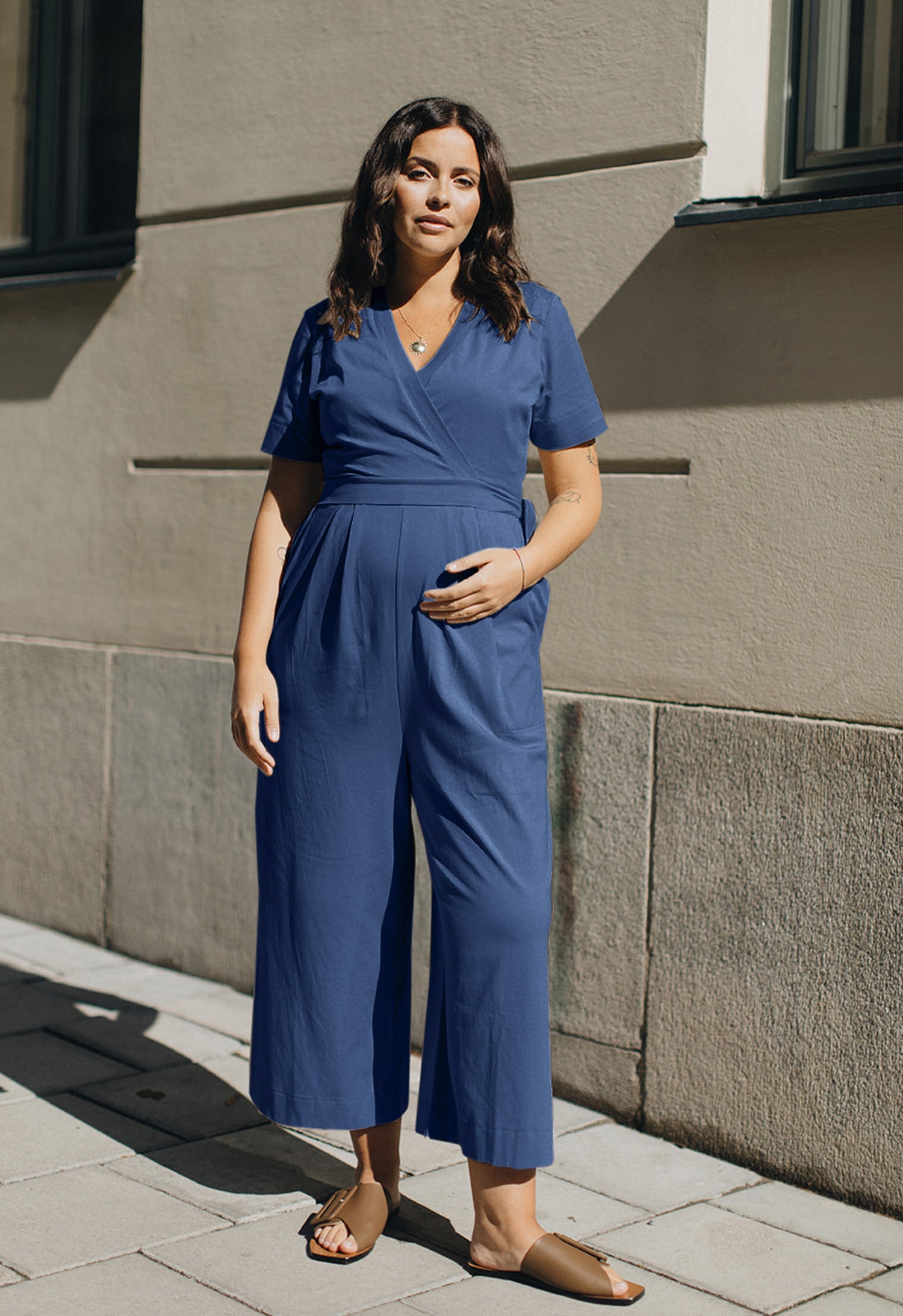 Maternity jumpsuit with nursing access | Jumpsuits | Boob Design