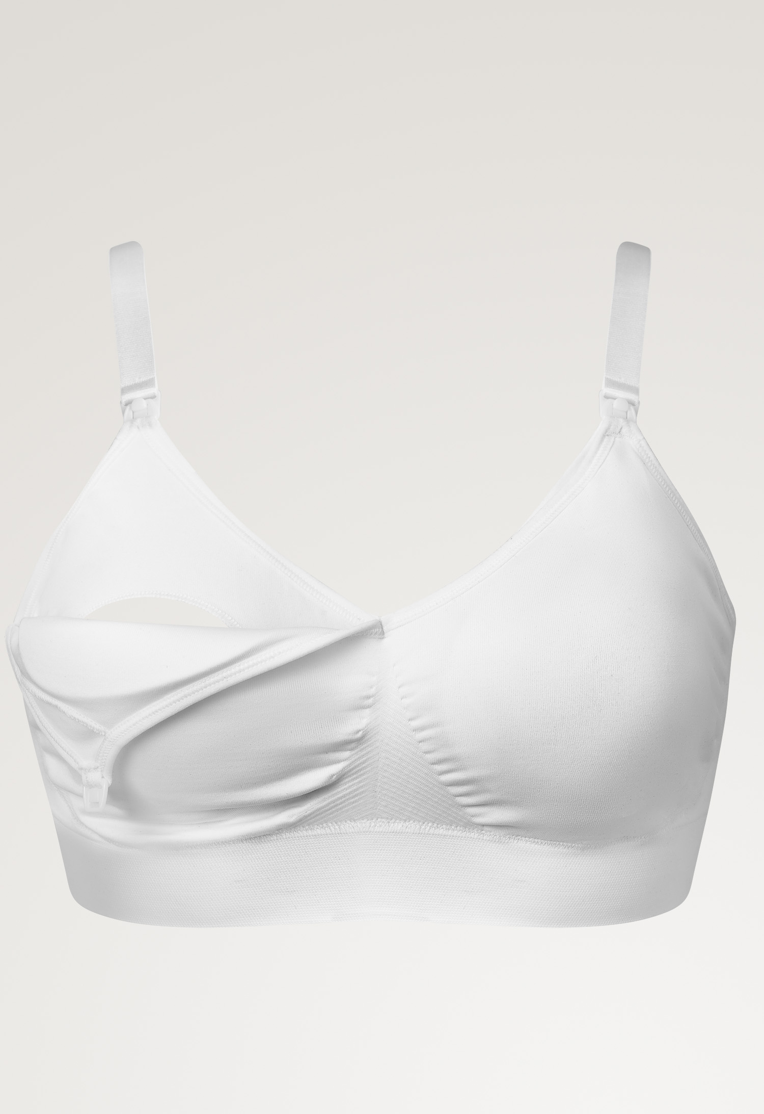 Fast Food T-shirt bra , White S (5) - Maternity underwear / Nursing underwear