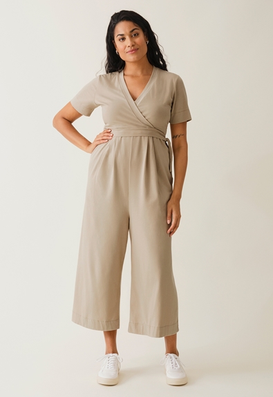 Maternity jumpsuit with nursing access - Trench coat - L (2) - Jumpsuits