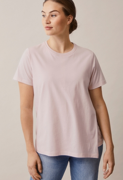 The-shirtprimrose pink (1) - Maternity top / Nursing top