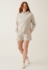Gravidshorts i sweatshirttyg - Putty - L - small (1) 