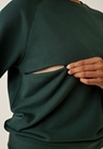 Sweatshirt med amningsfunktion - Deep green - M - small (4) 