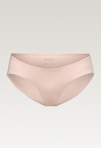 Low waist maternity panties - Soft pink - XS (5) - Maternity underwear / Nursing underwear