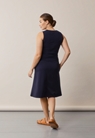 A-linjeformad amningsklänning / gravidklänning - Mörkblå - XS - small (3) 