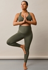 Maternity workout leggings comfort waist - Pine green - M - small (4) 