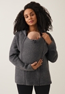 Baby carrier hoodie - Dark grey melange - S/M - small (3) 
