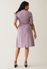 A shaped nursing dress short sleeve - Lavender - L - small (3) 