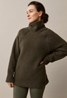 Wool pile sweater - Pine green - S/M - small (2) 