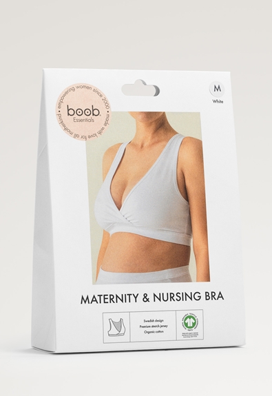 Essential maternity and nursing bra - White - XS (2) - Maternity underwear / Nursing underwear