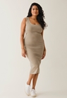Ribbad ärmlös gravidklänning med amningsfunktion - Trench coat - M - small (2) 