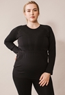 Maternity sports top with nursing access - Black - L/XL - small (4) 