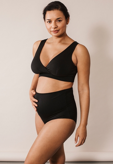 Soft nursing bra 34D - 48DDD/E - Black - XXL (4) - Maternity underwear / Nursing underwear
