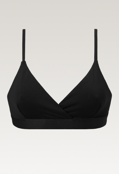 The Go-To triangle bra - Black - M (5) - Maternity underwear / Nursing underwear