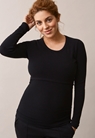 Signe long-sleeved top - Black - M - small (1) 