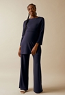 Wide maternity pants - Midnight blue - S - small (1) 