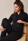 Maternity lounge top with nursing access - Black - XL - small (1) 
