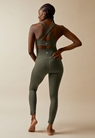 Maternity workout leggings comfort waist - Seaweed - S - small (3) 