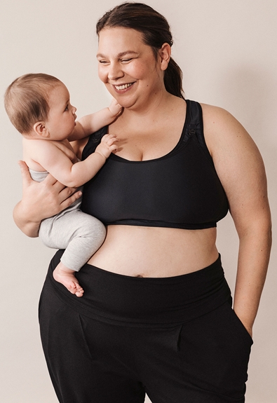 Fast Food sports bra - Black - M (5) - Maternity underwear / Nursing underwear