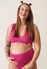 Soft nursing bra - Strong pink - XL - small (1) 