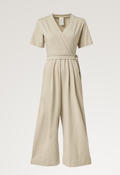 Maternity jumpsuit with nursing access - Trench coat - XL (4) - Jumpsuits