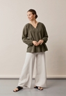 Poetess blouse - Pine green - XS/S - small (2) 