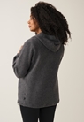 Baby carrier hoodie - Dark grey melange - S/M - small (4) 