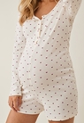 Schlafanzug mit Herzen - Herzmuster - XL - small (2) 