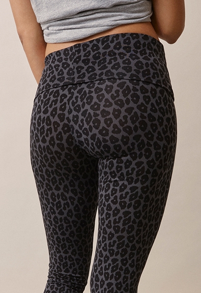 Maternity leggings - Leopard printed - XL (5) - Maternity pants