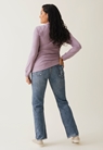 Sweatshirt med fleecefodrad amningsfunktion - Lavender - XXL - small (2) 