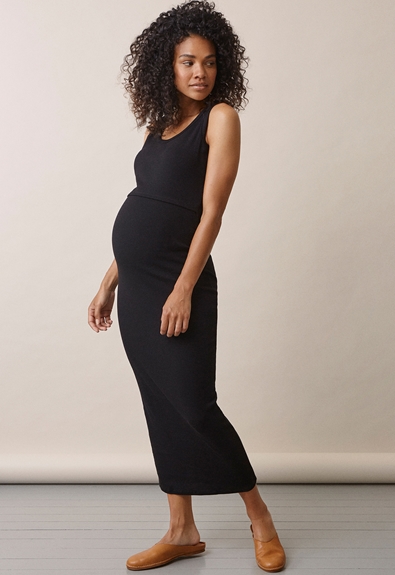 Signe sleeveless dress - Black - L (1) - Maternity dress / Nursing dress