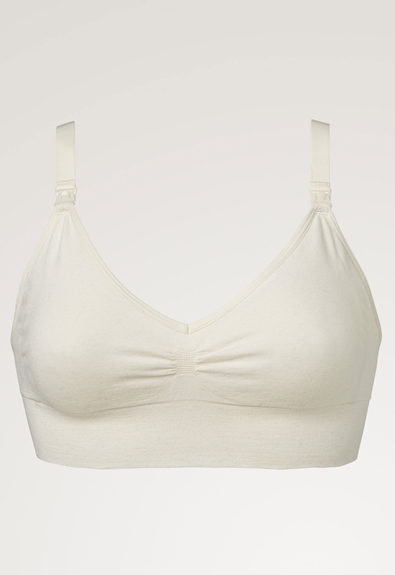 Fast Food bra organic cotton - Undyed - M (4) - Maternity underwear / Nursing underwear