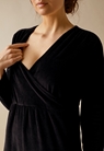 Velour maternity jumpsuit - Black - XL - small (3) 
