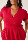 Maternity playsuit with nursing access - French red - XL - small (5) 