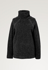 Wool pile sweateralmost black - small (5) 