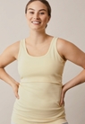 Ribbed maternity tank top with nursing access - Anise flower - L - small (6) 
