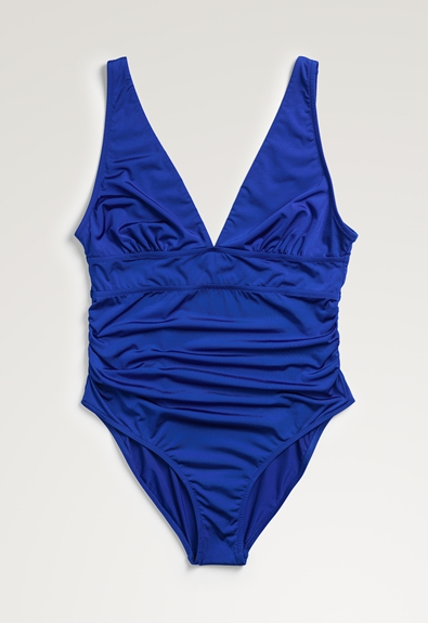 Mammabaddräkt blå - Royal blue - M (6) - Gravidbadkläder / Amningsbadkläder