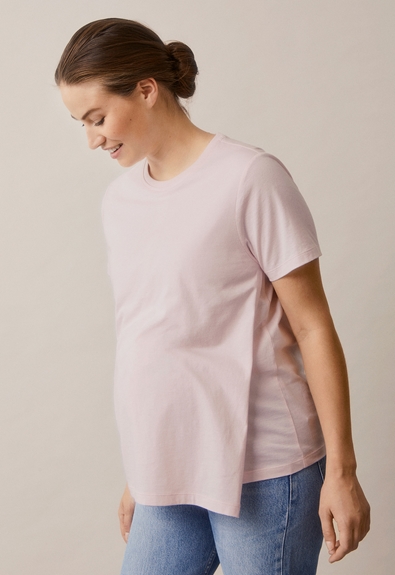 The-shirt - Primrose pink - S (2) - Maternity top / Nursing top