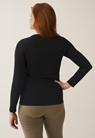 Classic long-sleeved top - Black - S - small (3) 