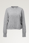 Knitted nursing sweater - Light grey melange - M - small (4) 