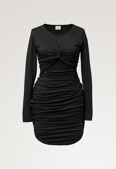 Bodycon maternity dress - Black - S (7) - Maternity dress / Nursing dress