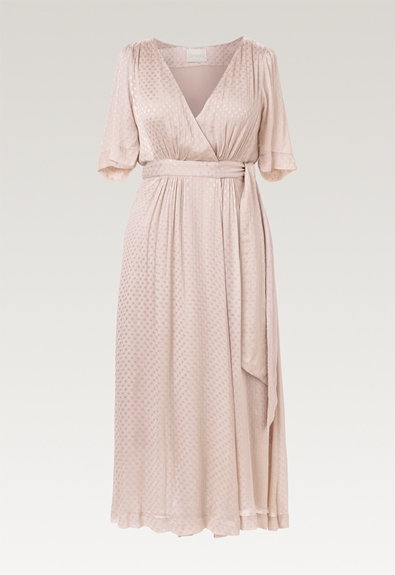 Maternity Occasion dress  - Pink champagne - M (9) - Maternity dress / Nursing dress